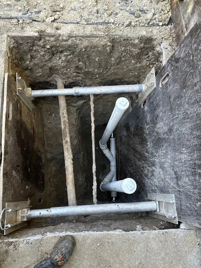 Experienced plumber completing Gas Line Repair work in Mansfield